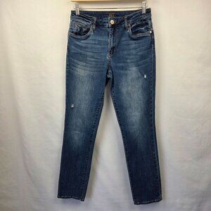 Kut From The Kloth  Lightly Distressed Medium Wash Jeans Size 6
